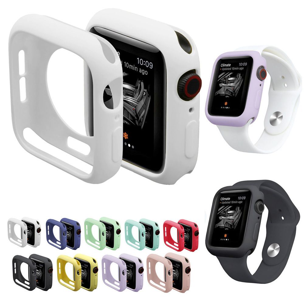 Generic - Coque De Protection Tpu Silicone Cadre Pour Apple Watch 40Mm Series 4 5 - Accessoires Apple Watch