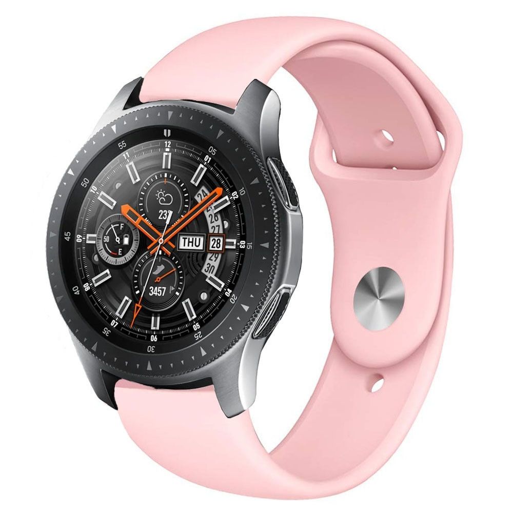 Wewoo - Montre connectée Bracelet en silicone monochrome pour appliquer Samsung Galaxy Watch Active 20 mm rose - Montre connectée
