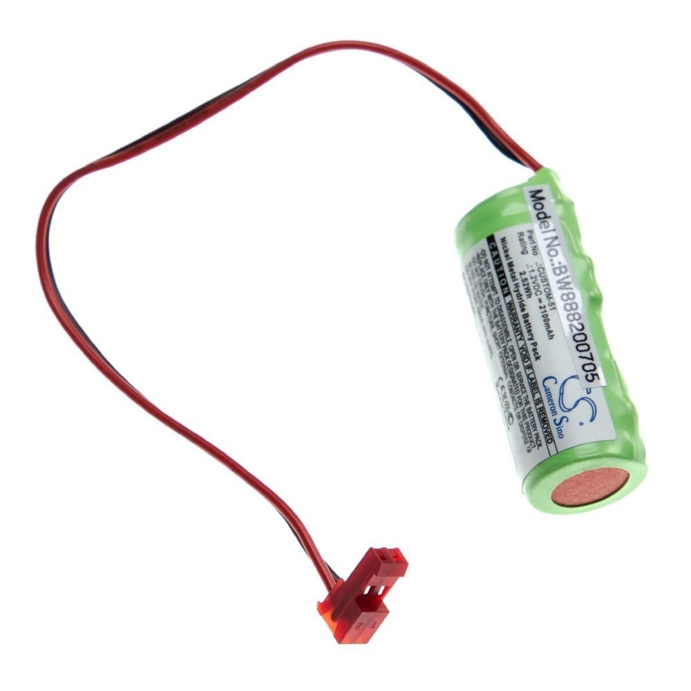 Vhbw - vhbw batterie remplace Lithonia CUSTOM-51, LQMSW3R12277ELW pour issues/éclairage de secours (2100mAh, 1.2V, NiMH) - Autre appareil de mesure