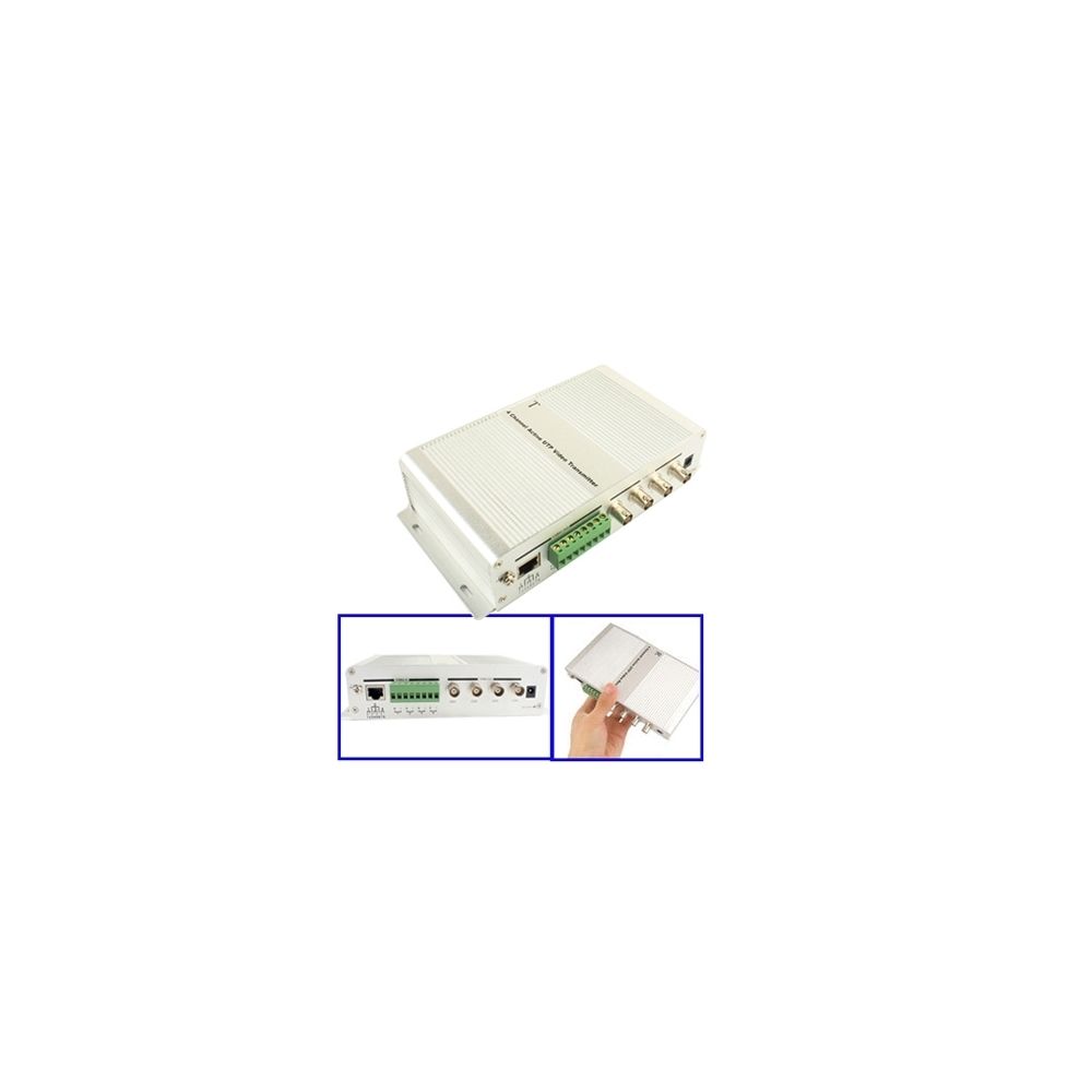 Wewoo - Transmetteur vidéo UTP actif à 4 canaux - Accessoires sécurité connectée