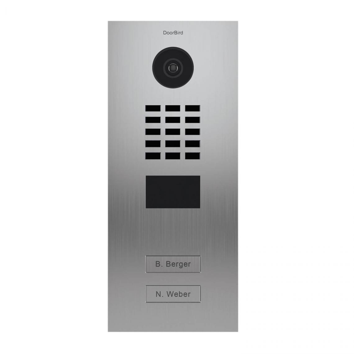 Doorbird - Portier vidéo IP D2102V-V2-EP - Sonnette et visiophone connecté
