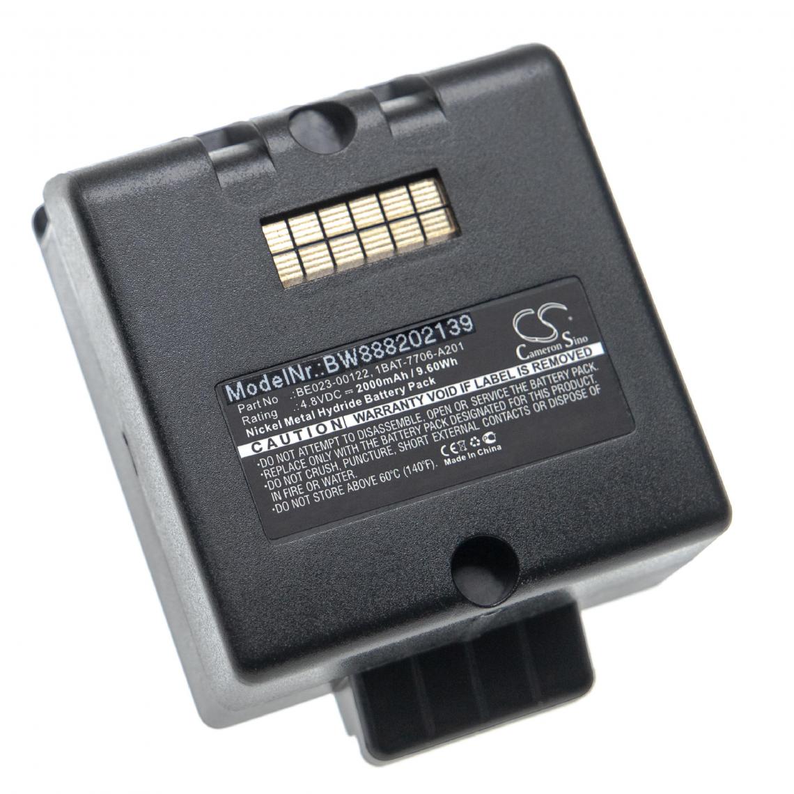 Vhbw - vhbw Batterie compatible avec Cattron Theimig LRC, LRC-L, LRC-M télécommande industrielle (2000mAh, 4,8V, NiMH) - Autre appareil de mesure