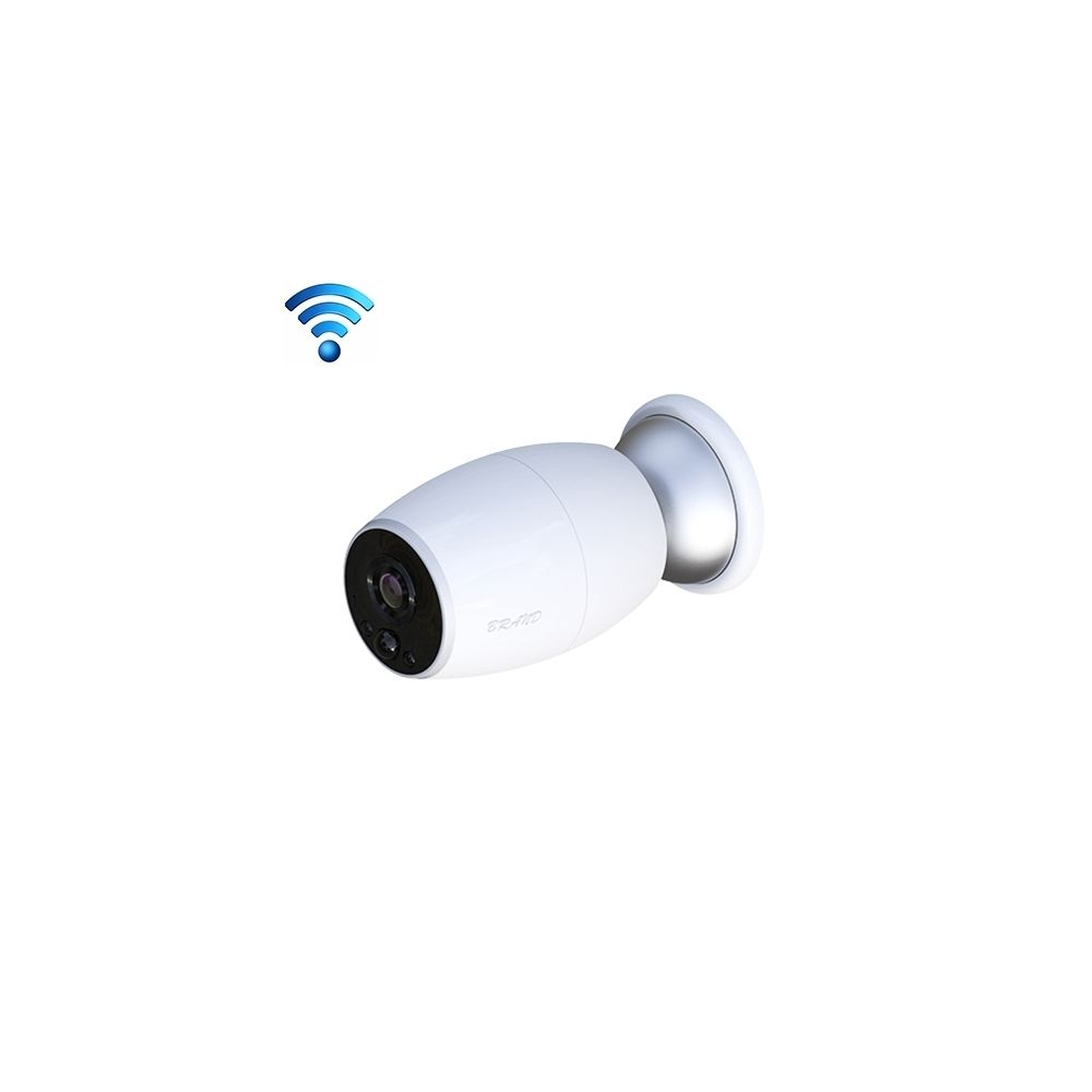 Wewoo - Interphone vidéo Visiophone sans fil Portier 720P WiFi IP54 caméra de porte étanchecarte micro sd vision nocturne blanc - Sonnette et visiophone connecté