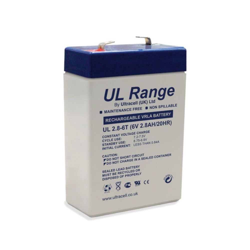 marque generique - Batterie plomb étanche UL2.8-6 Ultracell 6v 2.8ah - Alarme connectée
