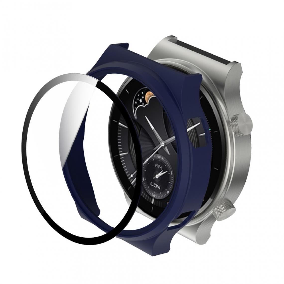Other - Coque en TPU Cadre mat galvanisé pour montre intelligente bleu pour votre Huawei Watch GT 2 Pro - Accessoires bracelet connecté