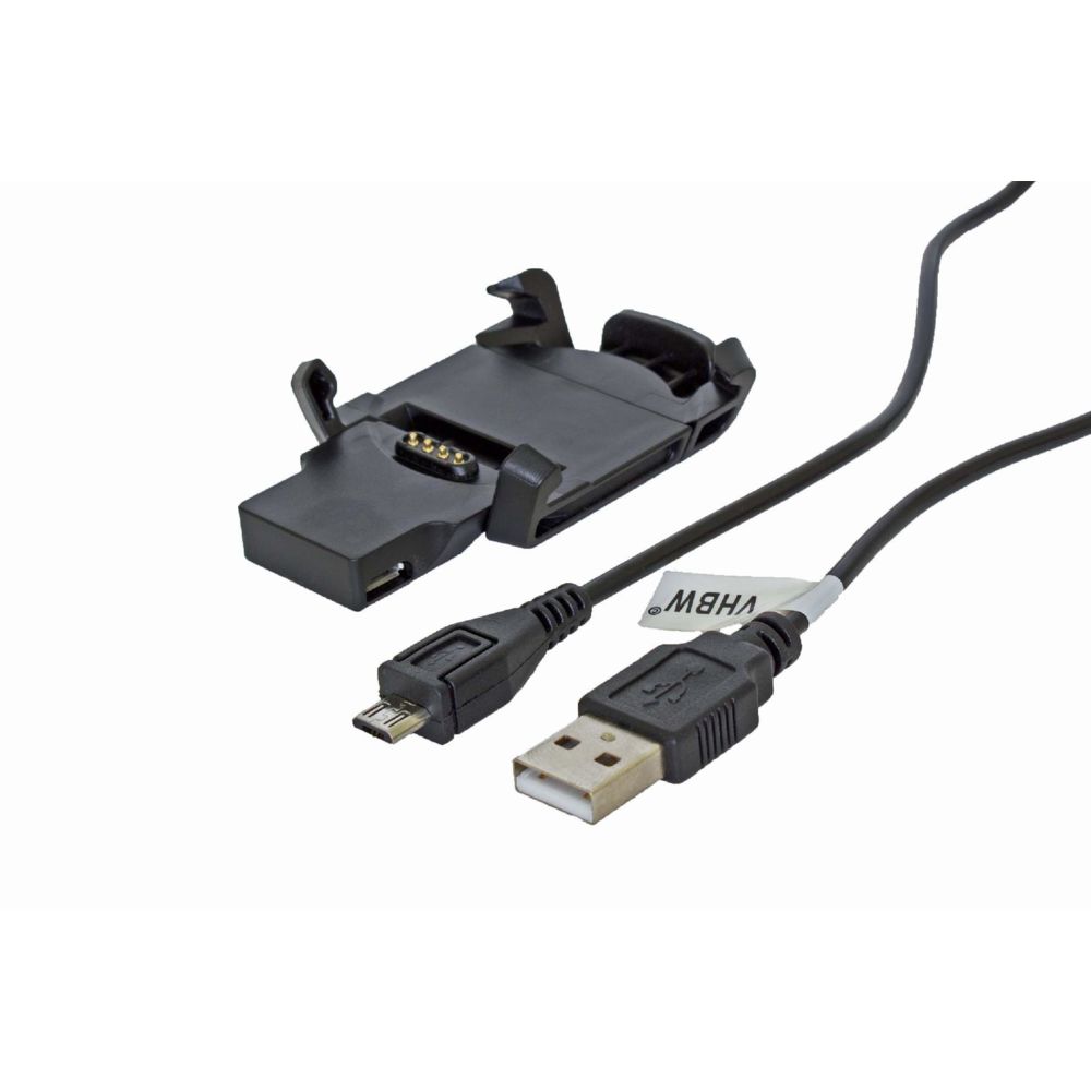 Vhbw - vhbw Chargeur avec câble Micro USB pour montre Smartwatch Garmin Fenix 3 Montre multisport avec GPS et système de navigation. - Accessoires montres connectées