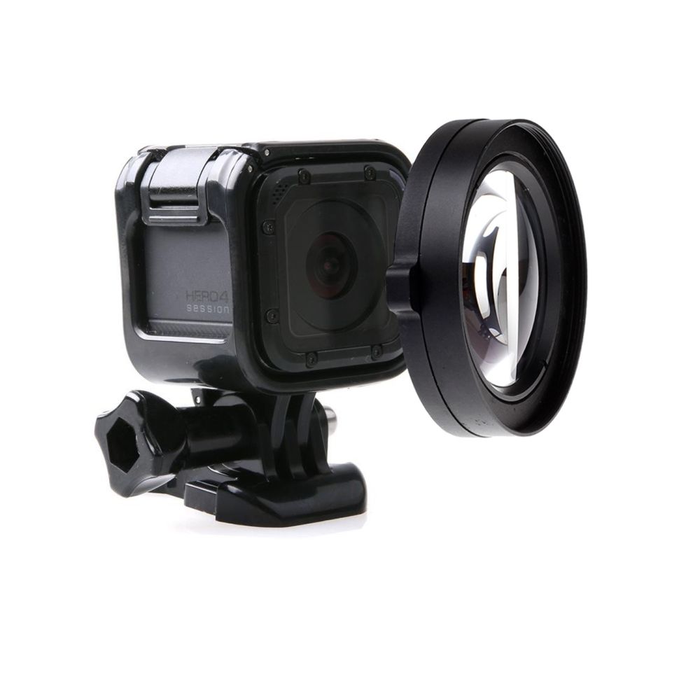 Wewoo - Filtre pour GoPro HERO4 Session Objectif Macro HD 58mm avec bague d'adaptation - Caméras Sportives