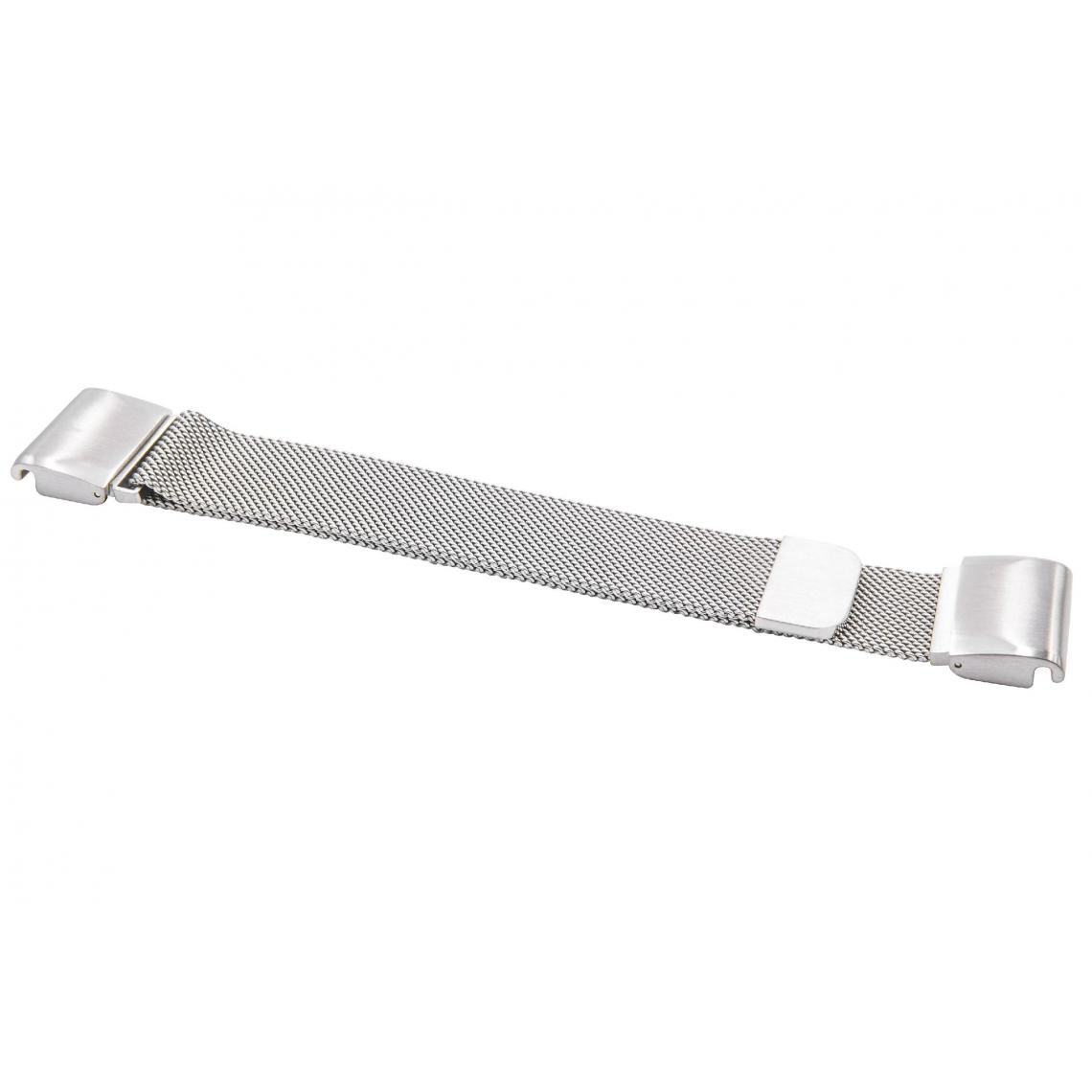 Vhbw - vhbw bracelet acier inoxydable argent fermeture magnétique verrouillage par pression pour smartwatch Garmin Approach S50, S60 - Accessoires montres connectées