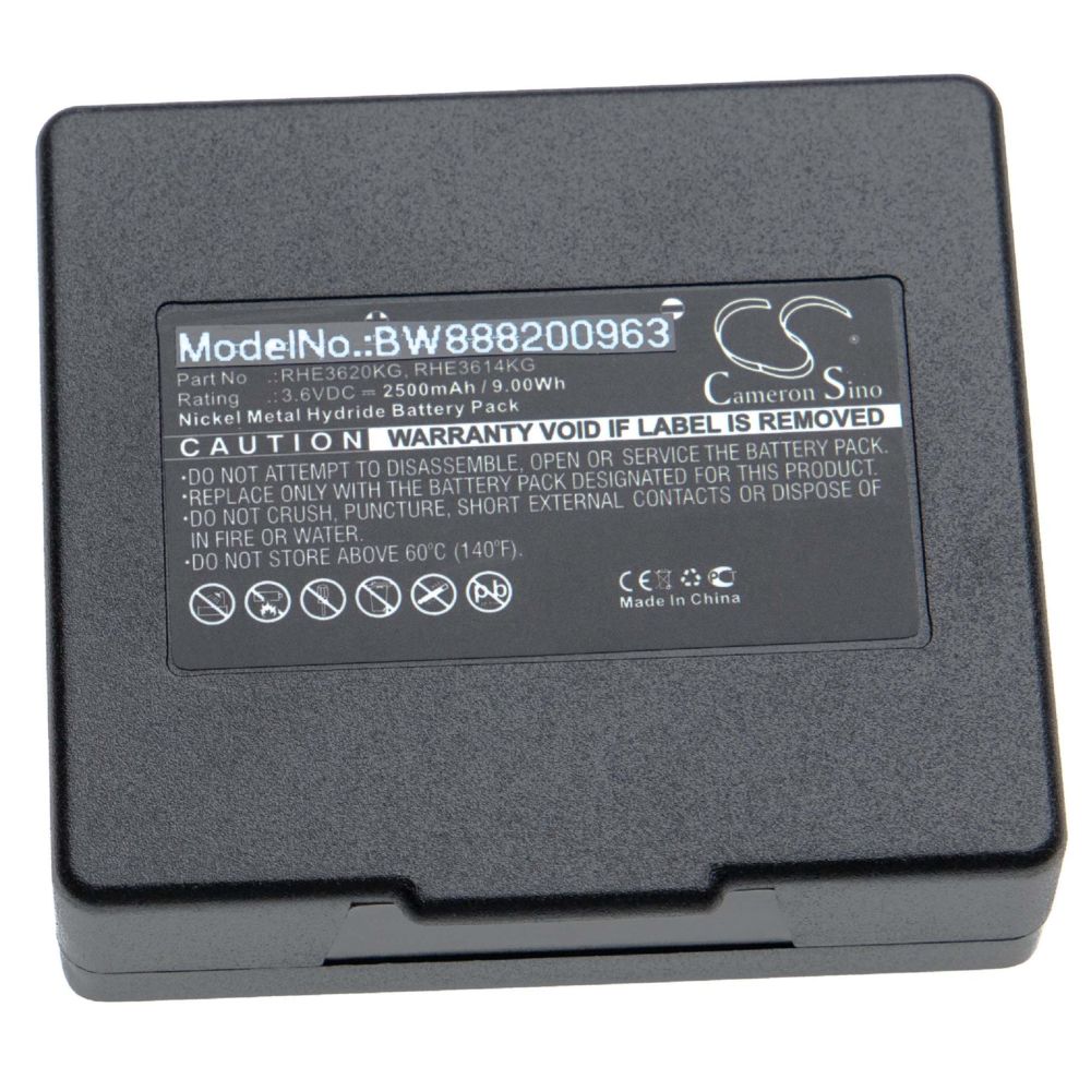 Vhbw - vhbw batterie remplace Hetronic 68300600, 68300900, 900, HE900, KH68300990, Mini EX2-22 pour télécommande remote control (2500mAh, 3.6V, NiMH) - Autre appareil de mesure