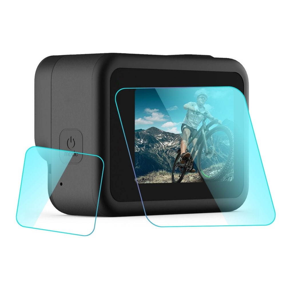 Wewoo - pour lentille noire GoPro HERO8 + film de verre trempé écran LCD - Caméras Sportives