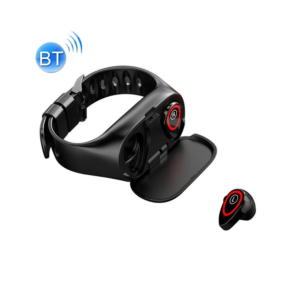 Wewoo - Bracelet connecté M1 0,96 pouces TFT écran couleur IP67 Étanche Smart Bluetooth Ecouteurs BraceletRappel d'appel de soutien / Surveillance de la fréquence cardiaque / de la pression artérielle / du sommeil Noir - Bracelet connecté