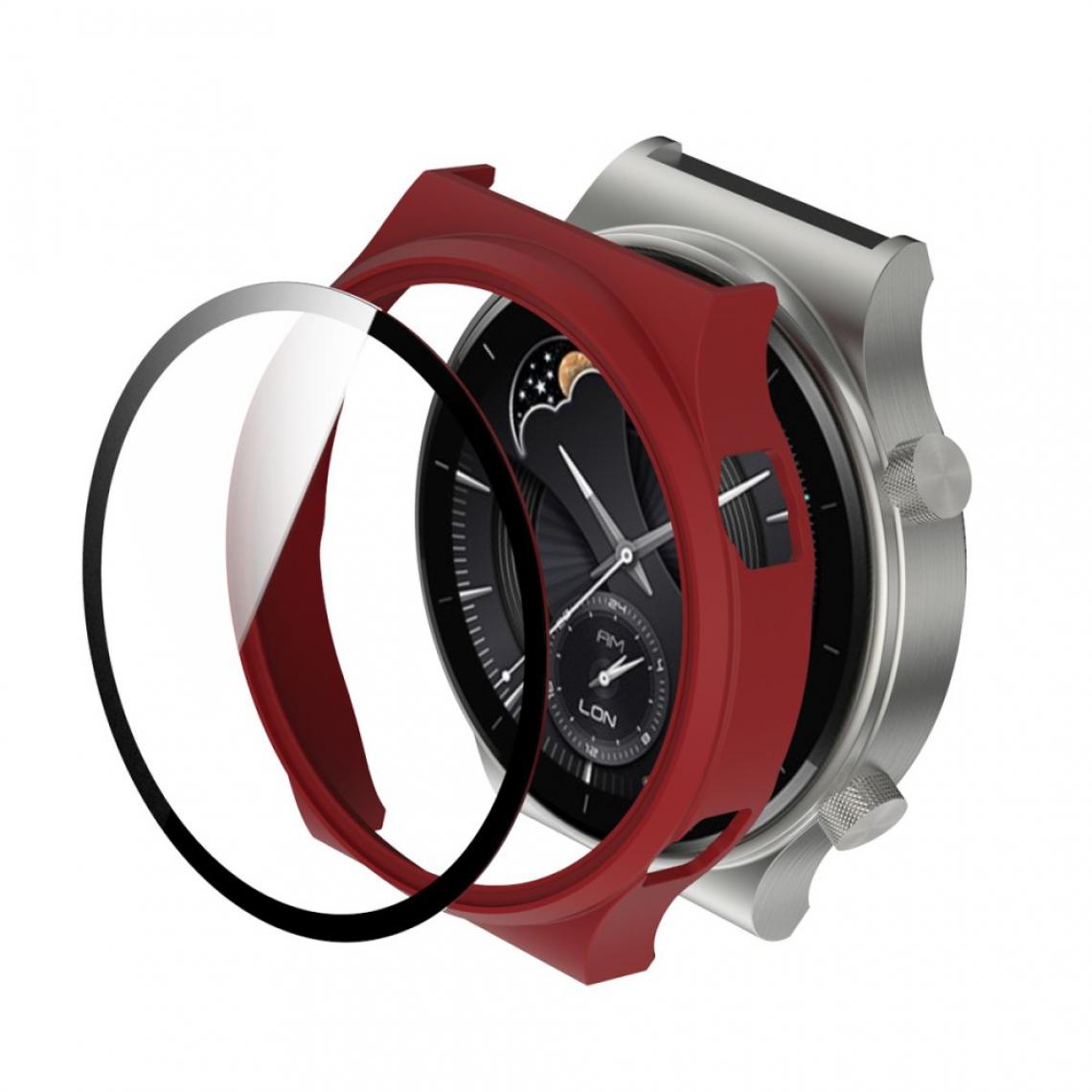 Other - Coque en TPU Cadre mat galvanisé pour montre intelligente rouge pour votre Huawei Watch GT 2 Pro - Accessoires bracelet connecté