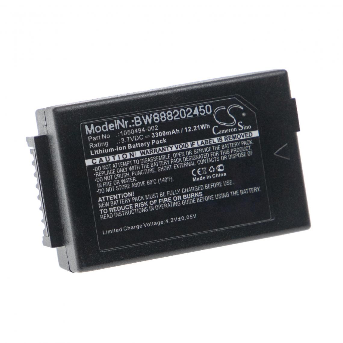 Vhbw - vhbw Batterie remplacement pour TEKLOGIX 1050494, 1050494-002, WA3006, WA3020 pour ordinateur handheld (3300mAh, 3,7V, Li-ion) - Caméras Sportives