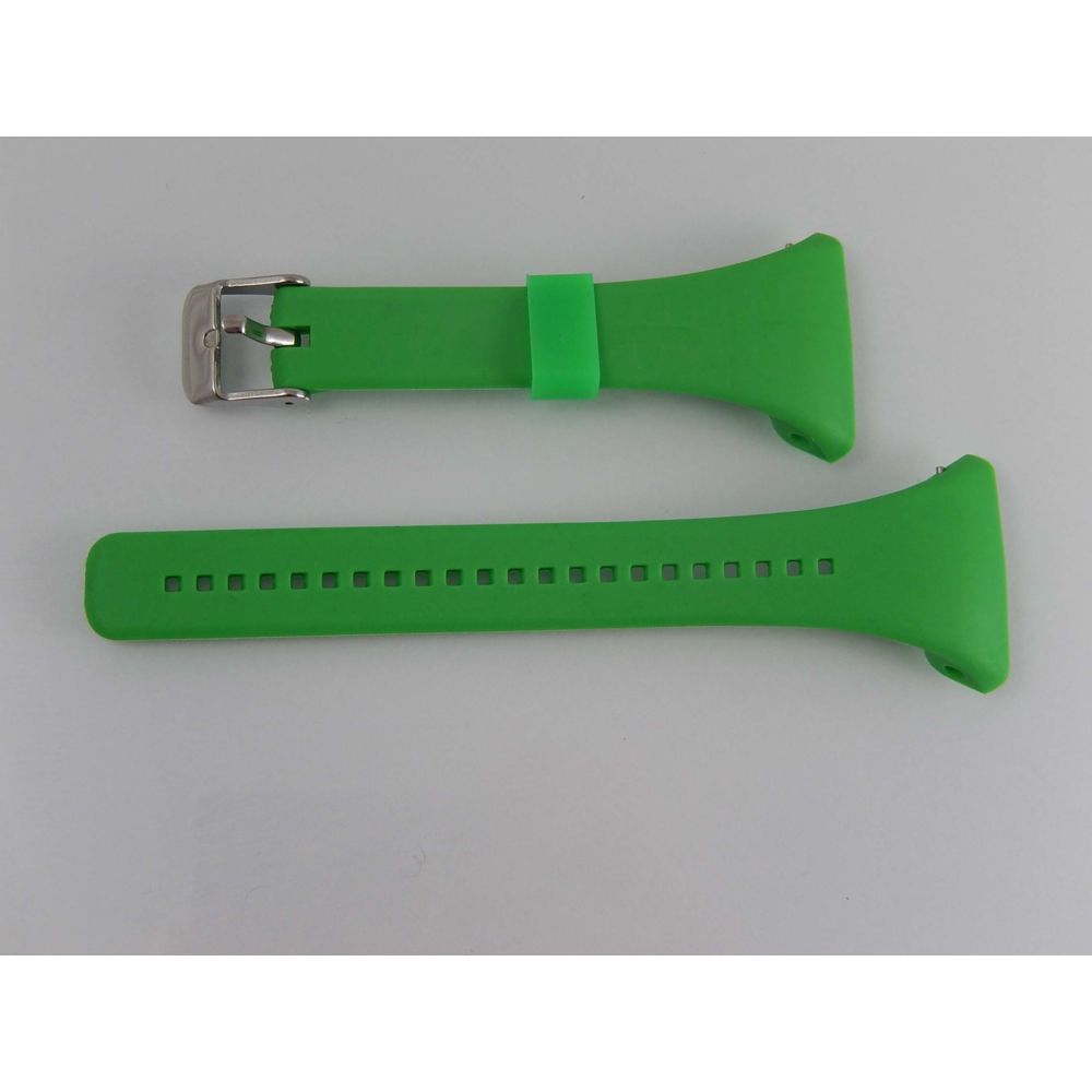 Vhbw - vhbw bracelet TPE L 11.5cm + 8.5cm compatible avec Polar FT4, FT4f, FT4m, FT7, FT7m montre connectée - vert - Accessoires montres connectées
