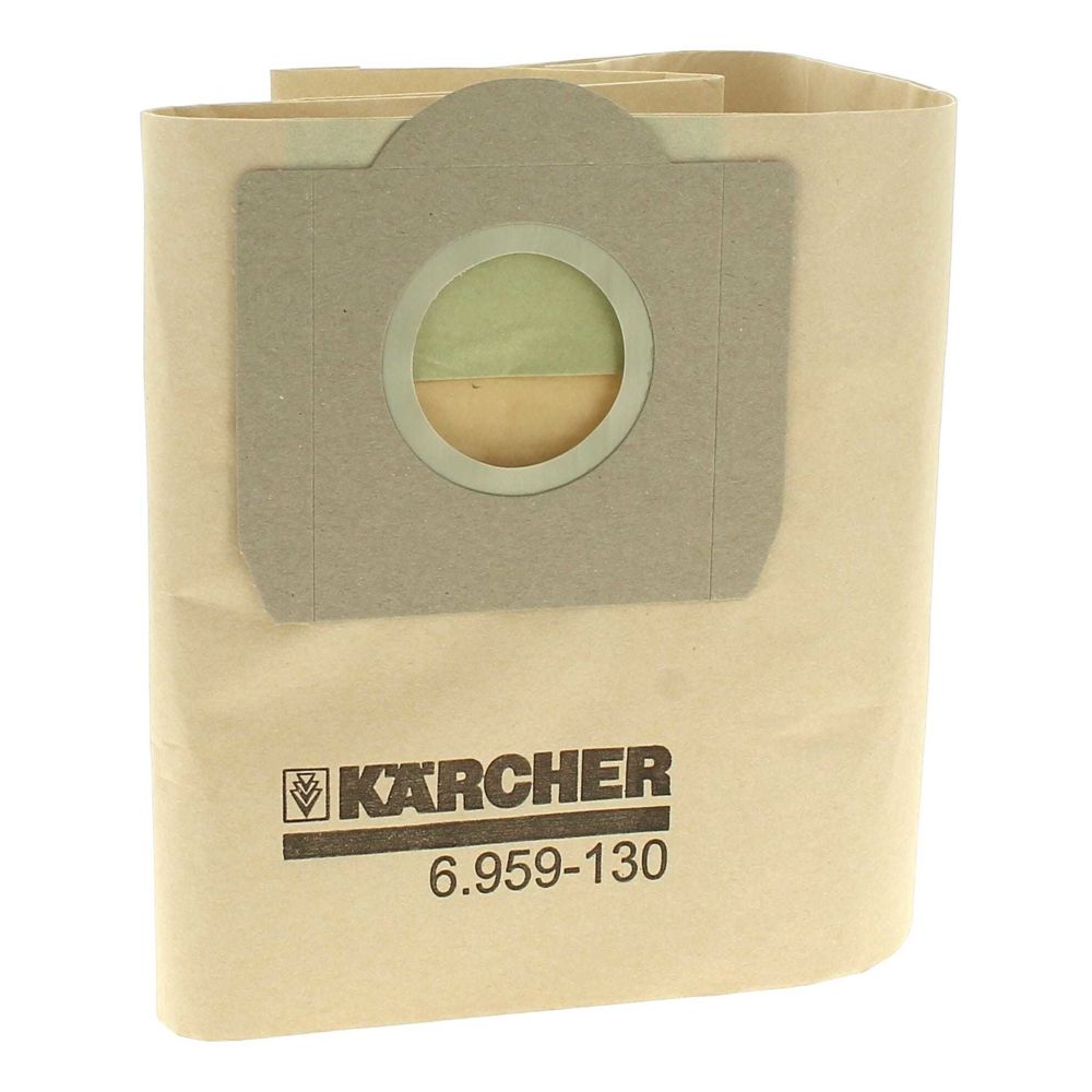 Karcher - Sacs aspirateurs par 5 origine pour Aspirateur Karcher - Accessoire entretien des sols