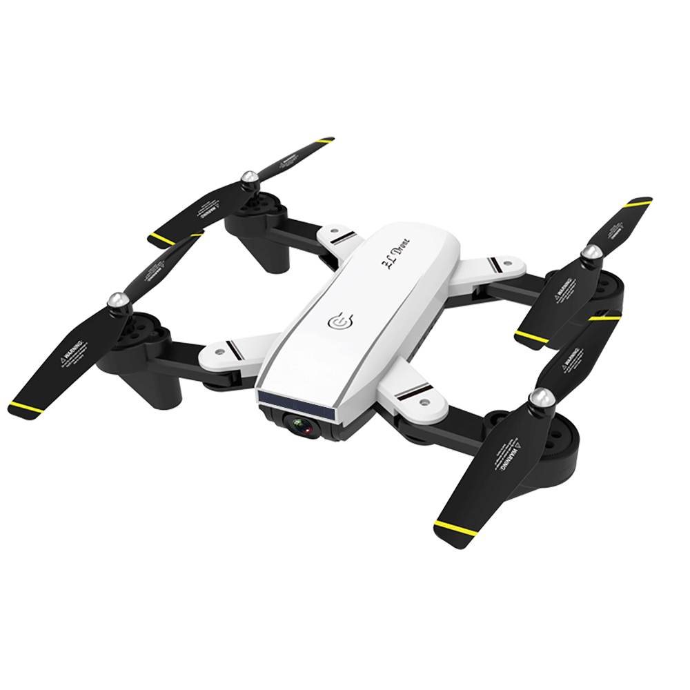 Generic - SG700-D 2,4 GHz 4CH grand-angle WiFi HD 4K double caméra flux optique RC Quadcopter blanc - Drone connecté