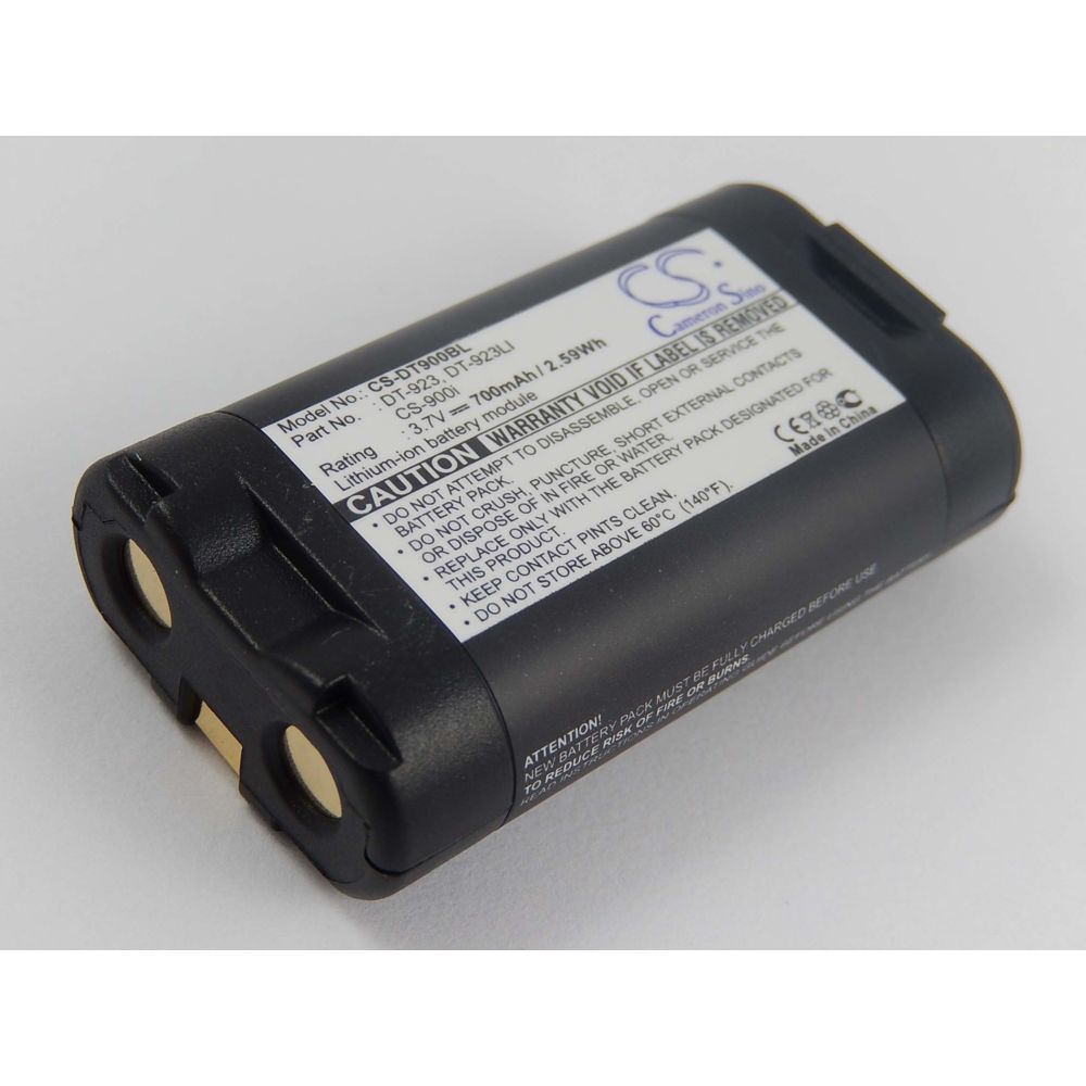 Vhbw - vhbw Batterie Li-Ion 700mAh (3.7V) pour lecteur, terminal de données, POS Casio DT-900, DT-900M, DT-900M50, DT-900M50E comme DT-923, CS-900i, DT-923LI - Caméras Sportives