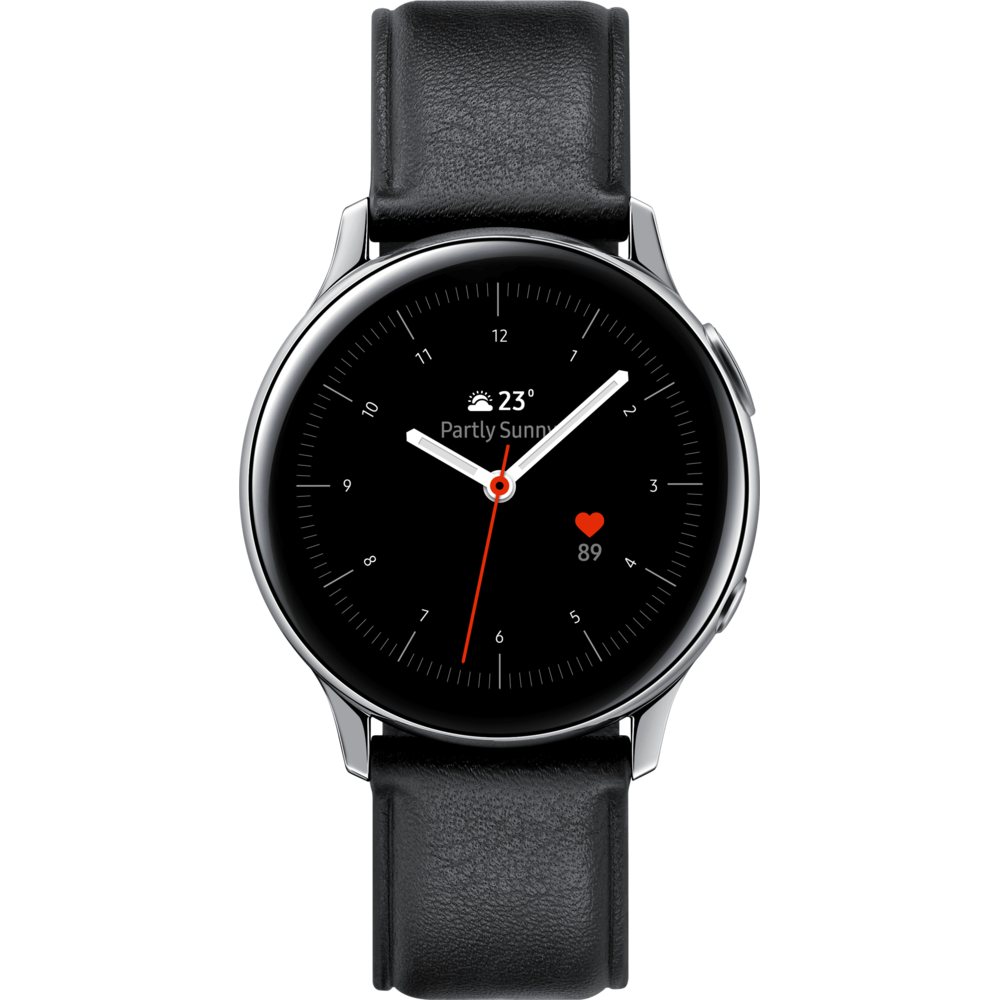 Samsung - Galaxy Watch Active 2 - 40 mm - Acier Gris Glacier  - Montre connectée