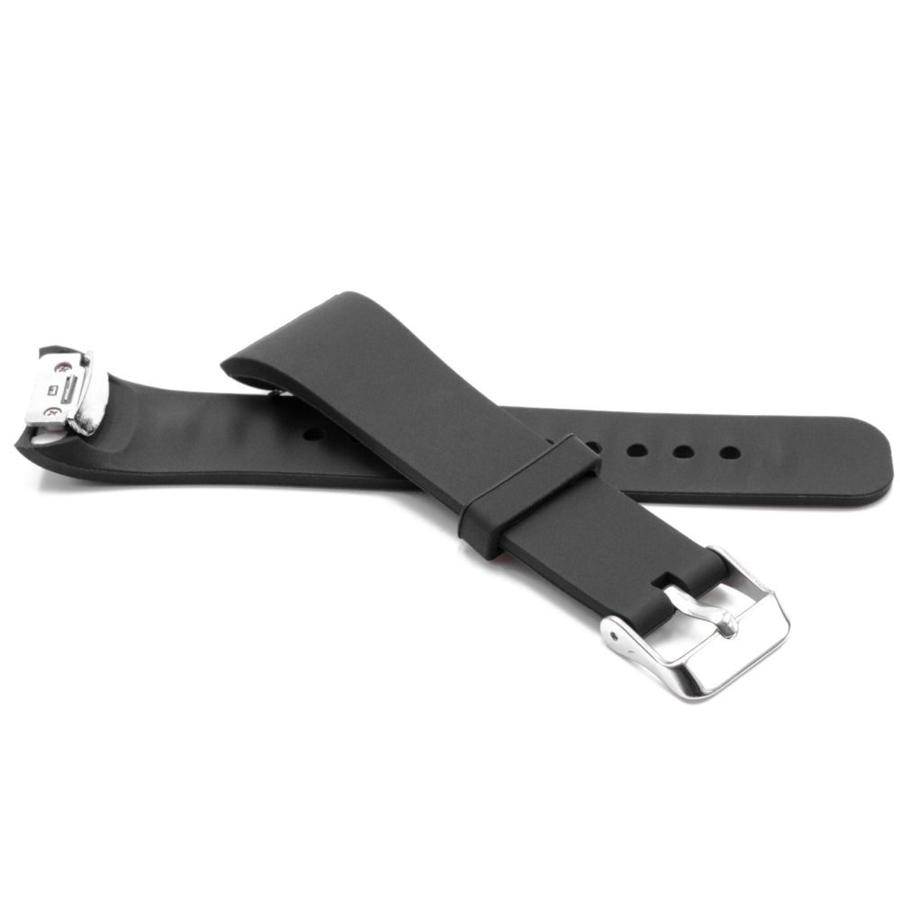 Vhbw - vhbw bracelet de remplacement silicone noir 11,7 + 7,6 cm pour smartwatch traqueurs de fitness Samsung Gear Fit2 Pro SM-R365 - Accessoires montres connectées