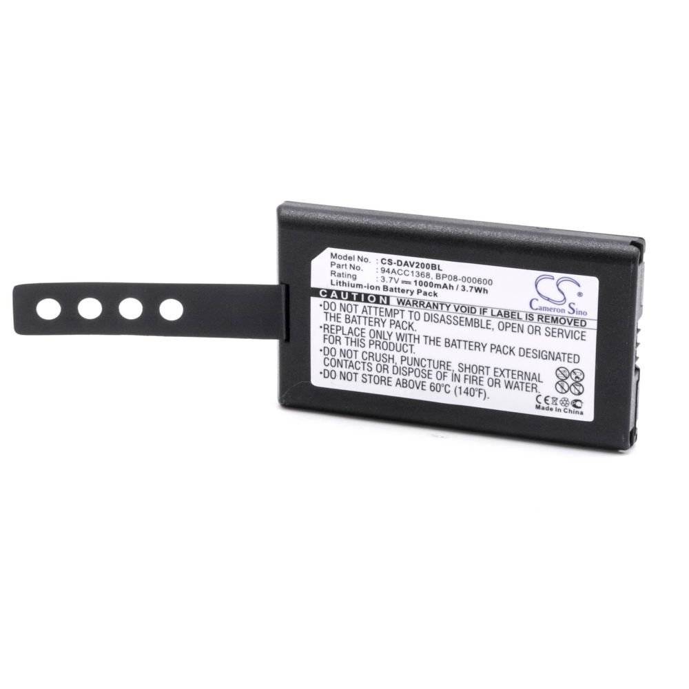 Vhbw - vhbw Li-Ion batterie 1000mAh (3.7V) pour scanner de code-barres terminal carte de crédit et de débit POS comme Datalogic 11300794 - Caméras Sportives