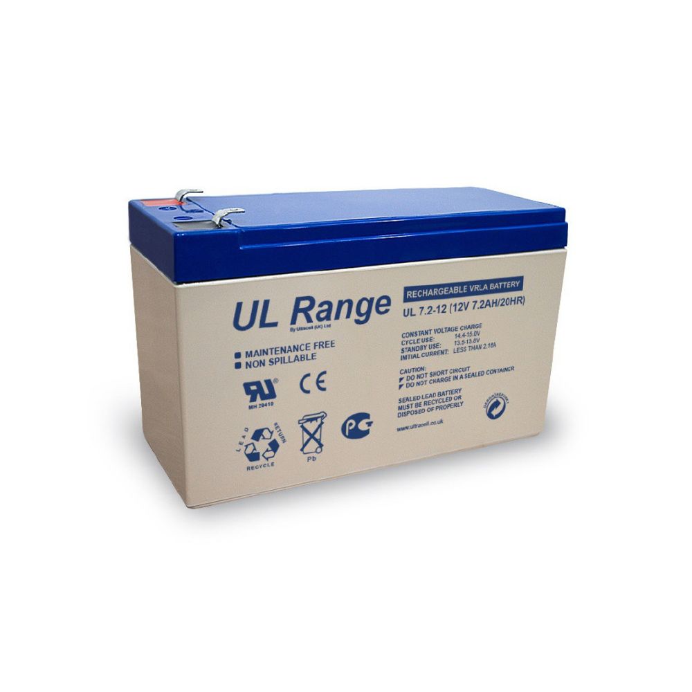 marque generique - Batterie plomb étanche UL7.2-12 Ultracell 12v 7.2ah - Alarme connectée