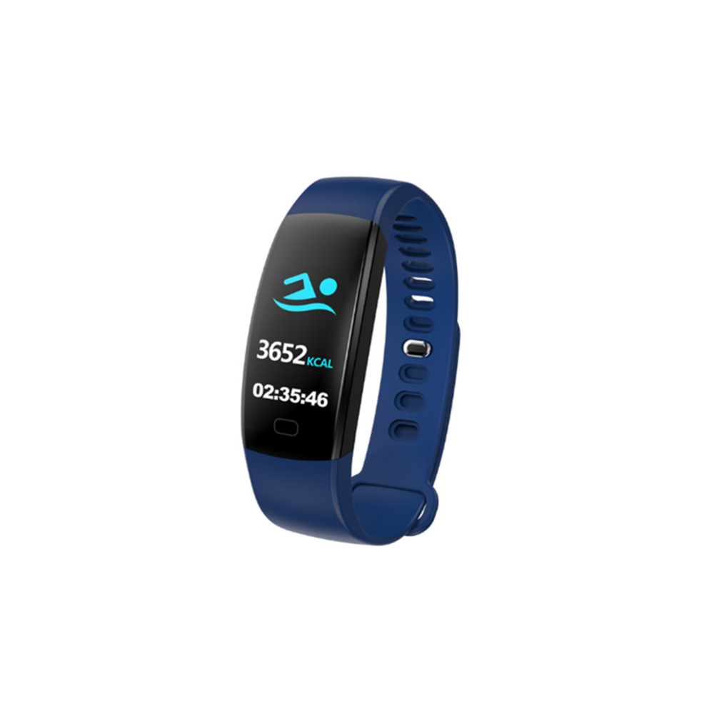 Generic - Traqueur imperméable de santé, bleu de montre intelligente de sport d'écran couleur de traqueur de forme physique - Montre connectée