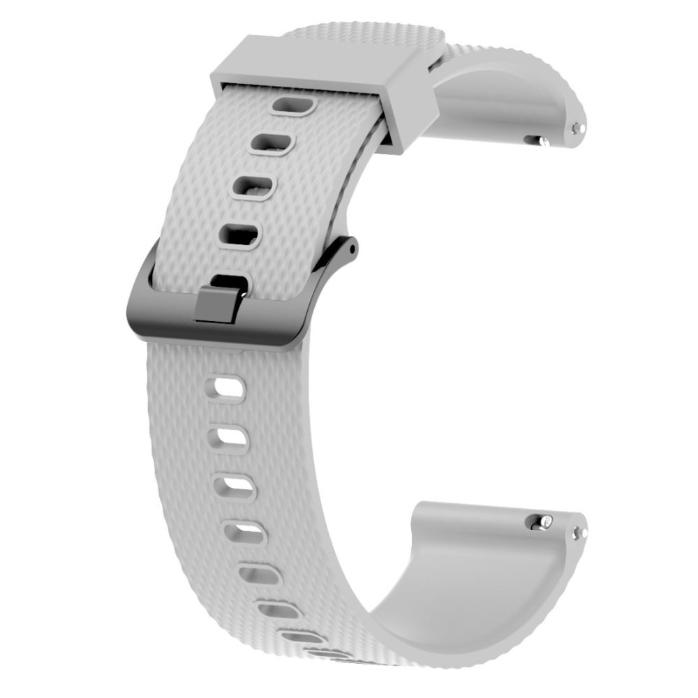 Wewoo - Bracelet pour montre connectée Dragonne Sport en silicone Garmin Vivoactive 3 20mm Gris - Bracelet connecté