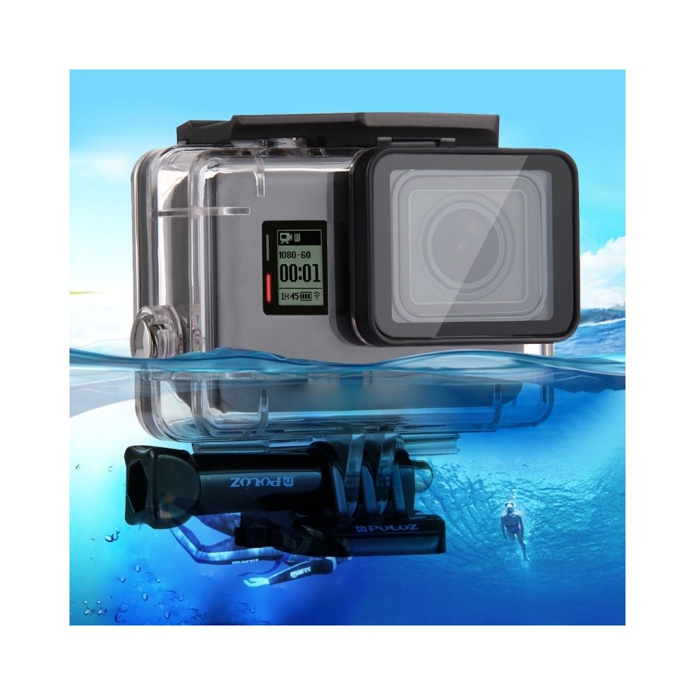 Wewoo - Pour GoPro HERO6 / 5 30m Boîtier étanche plongée sous-marine de protection avec boucle de base de montage et vis - Caméras Sportives