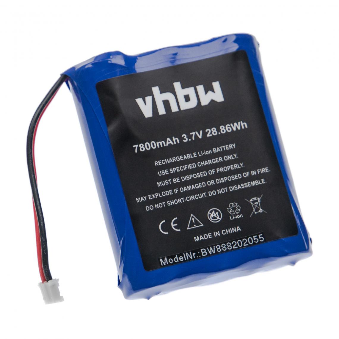 Vhbw - vhbw batterie remplacement pour Technaxx 4652 pour interphone, caméra d'interphone (7800mAh, 3,7V, Li-ion) - Autre appareil de mesure