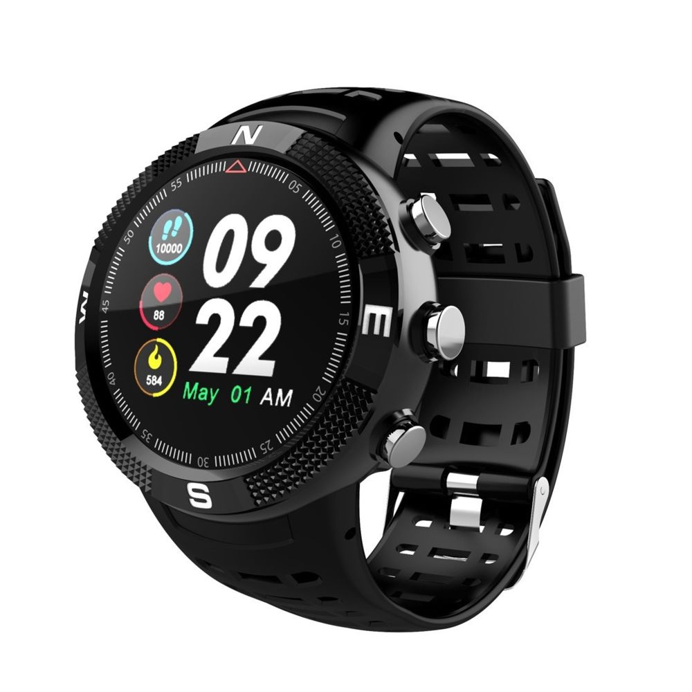 Wewoo - Montre connectée F18 1.3inch IP68 Etanche Smartwatch Bluetooth 4.2Rappel d'appel entrant / Détection de la fréquence cardiaque / Surveillance du sommeil Noir - Montre connectée