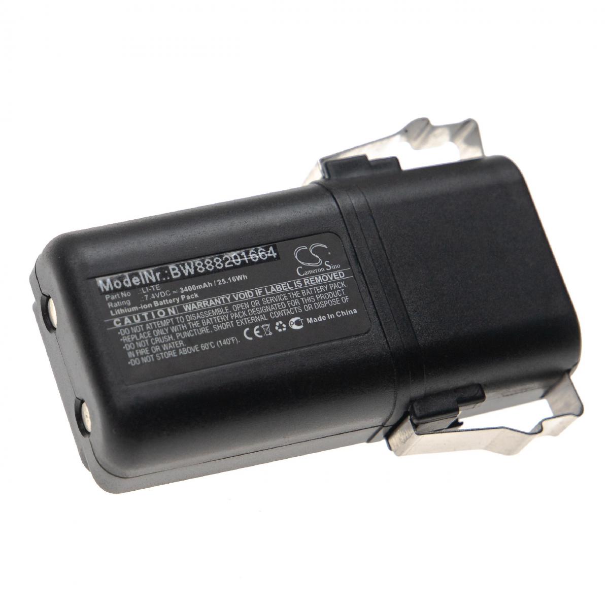 Vhbw - vhbw Batterie remplace Elca LI-TE pour télécommande industrielle (3400mAh, 7,7V, Li-Ion) - Autre appareil de mesure