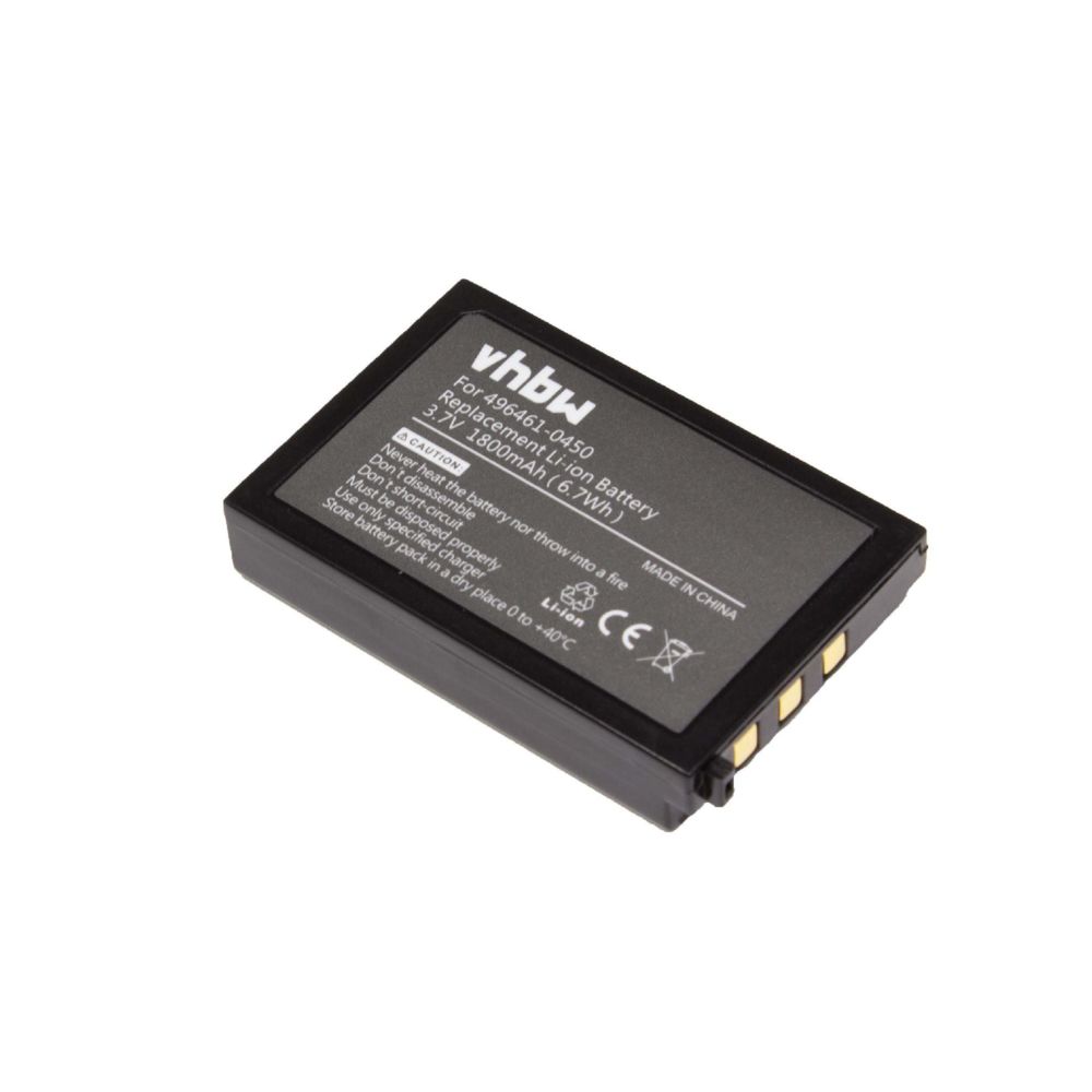 Vhbw - vhbw batterie compatible avec Nippon BHT-200, BHT-300, BHT-400, DS22L1-D, DS22L1-G scanner de code-barres POS (1800mAh, 3,7V, Li-Ion) - Caméras Sportives
