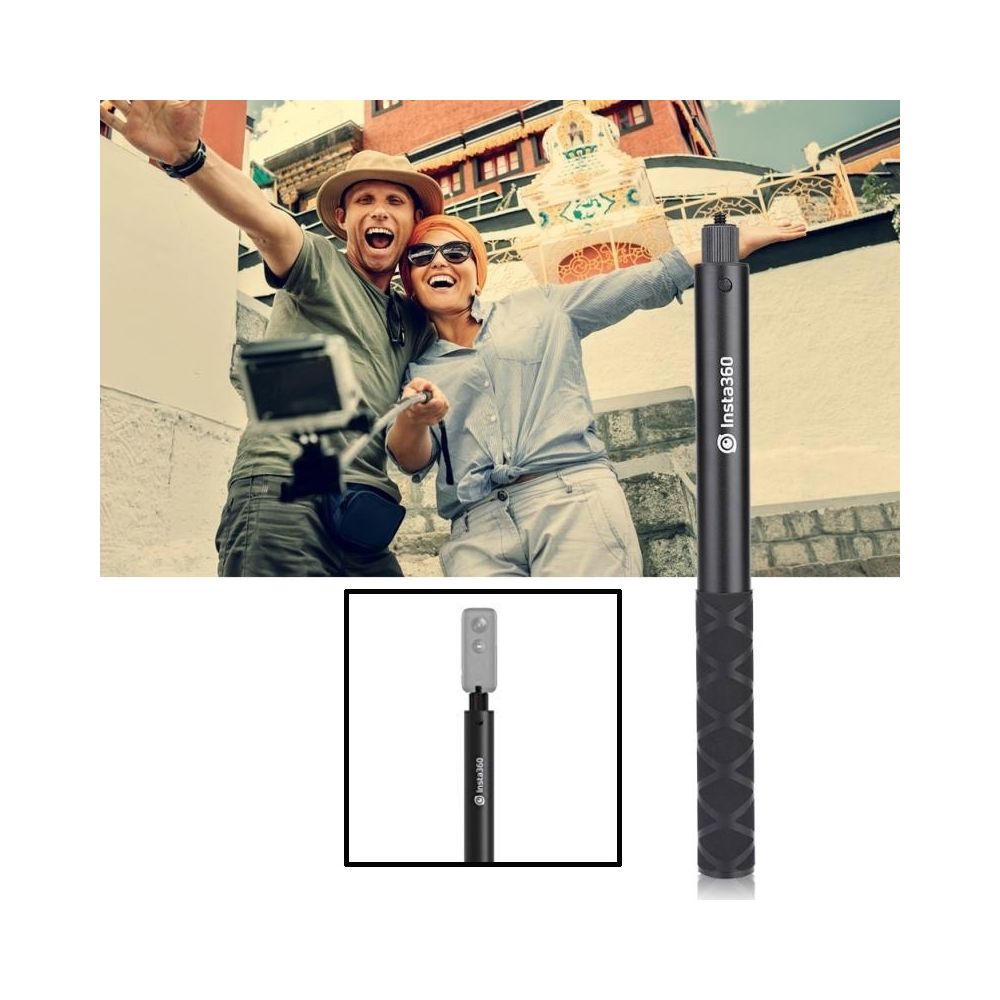 Wewoo - Bâton Selfie de 1,2 m pour accessoires poignée d'appareil photo Insta360 ONE X et ONE Sport - Caméras Sportives