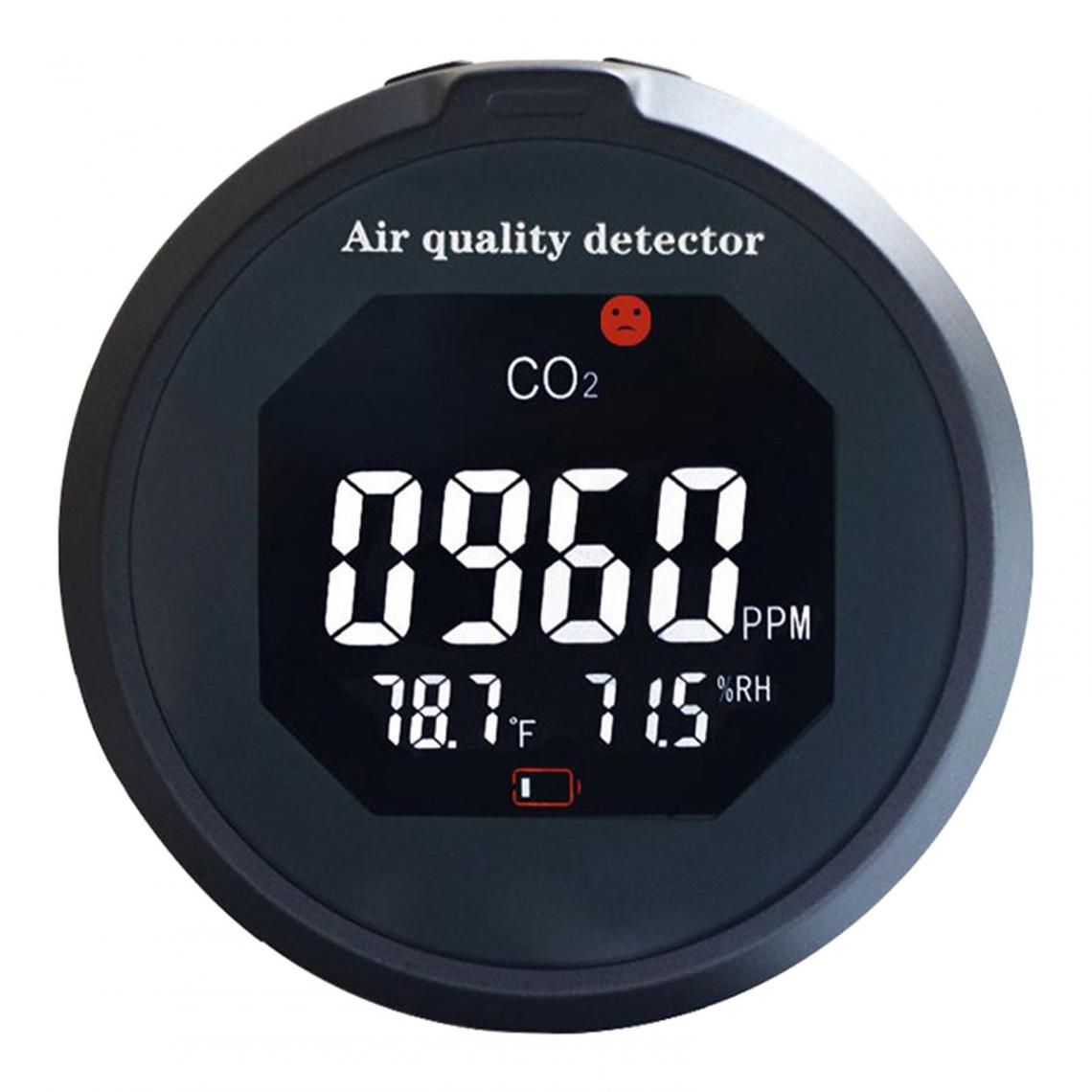 marque generique - Moniteur de CO2 Moniteur intelligent de qualité de l'air intérieur - Détecteur connecté