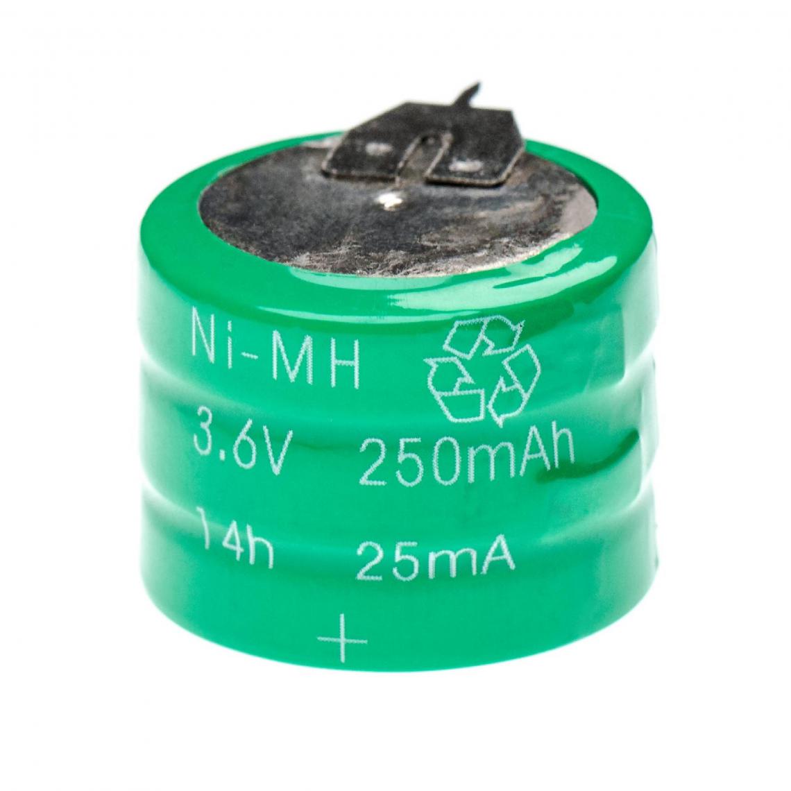 Vhbw - vhbw Batterie remplacement pour V250H pour modèlisme RC (250mAh, 3,6V, NiMH), avec connexion à 3 broches - Autre appareil de mesure