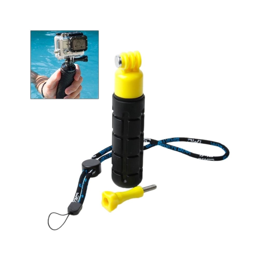 Wewoo - Stabilisateur jaune pour GoPro Hero 4 / 3+ / 3/2/1, HR203 Grip léger Grenade - Caméras Sportives