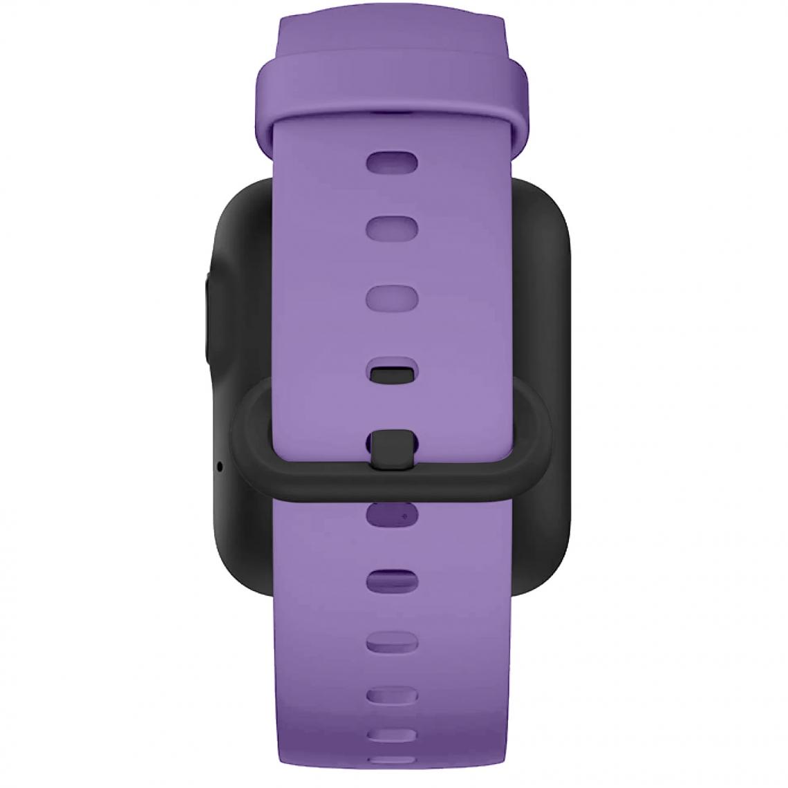 Avizar - Bracelet Sport Xiaomi Redmi Watch et Mi Watch Lite Silicone Soft-touch violet - Accessoires montres connectées