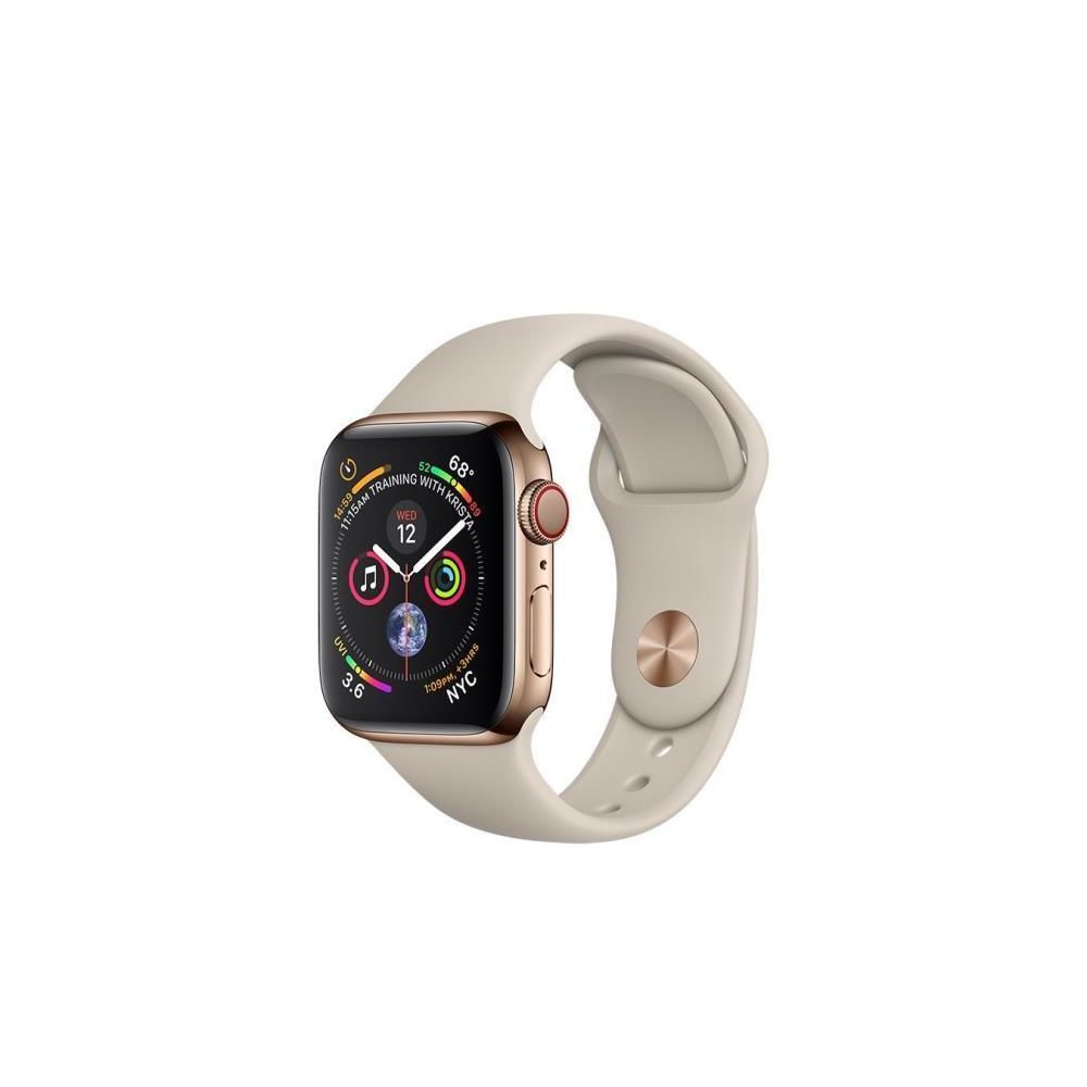 Apple - Aws 4 Cell 40 Steel/stone - Apple Watch