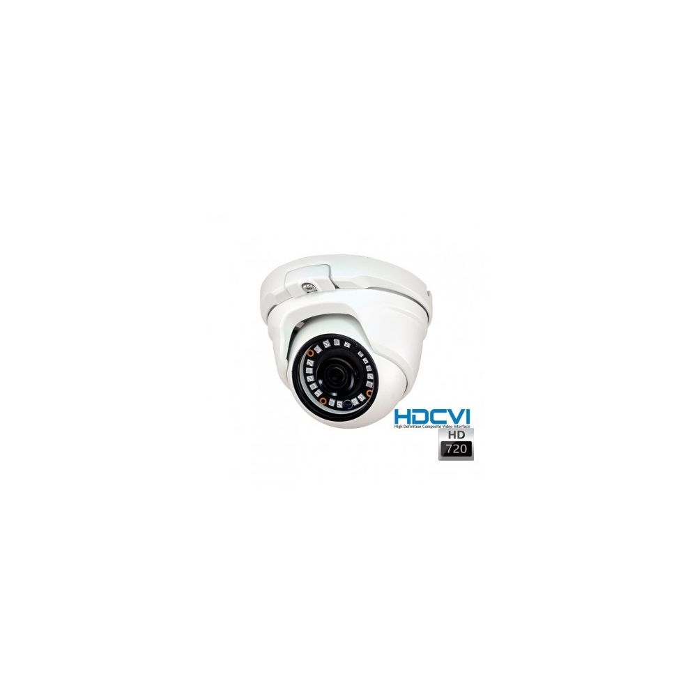 Dahua - Caméra dôme 2.8 mm HDCVI 720P - Caméra de surveillance connectée