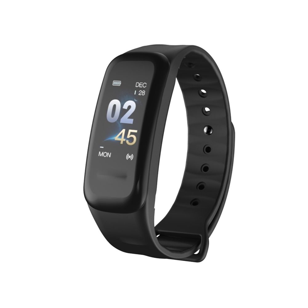 Wewoo - Bracelet connecté Smartwatch Fitness Tracker 0.96 pouces couleur écran Bluetooth 4.0 intelligent, IP67 étanche, soutien de mode sportif / moniteur de fréquence cardiaque / de sommeil / informations de rappel noir - Bracelet connecté
