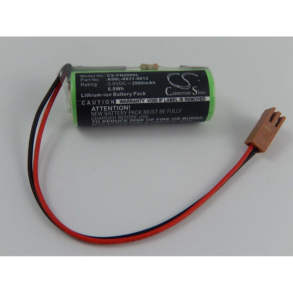 Vhbw - vhbw Batterie Li-Ion 2000mAh (3V) pour CNC Controller GE Fanuc Digital Servo Adapter, PANEL i comme A98L00310012, A98L-0031-0012, CR17540SE-RL. - Autre appareil de mesure