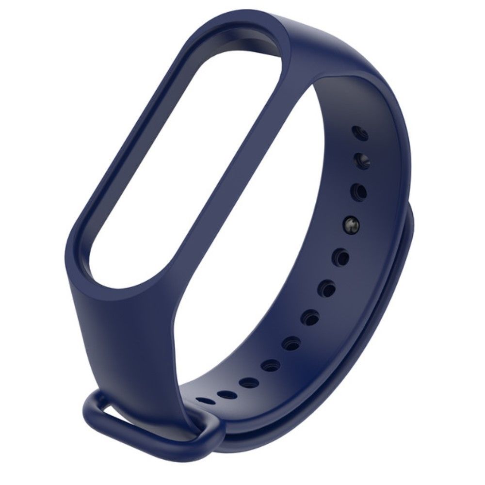 marque generique - Bracelet en silicone unicolore bleu foncé pour votre Xiaomi Mi Band 4 - Accessoires bracelet connecté