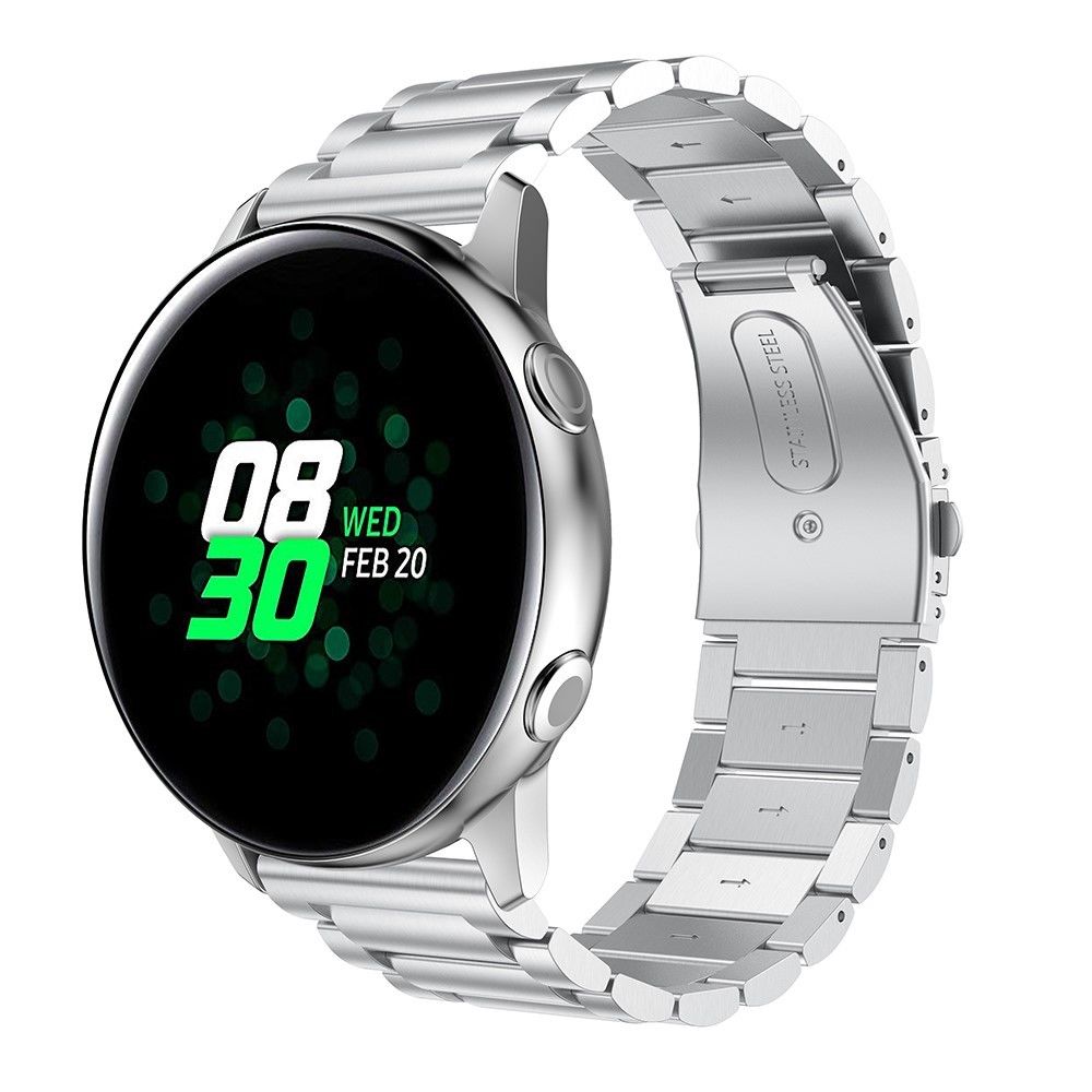 marque generique - Bracelet en TPU argent pour votre Samsung Galaxy Watch Active SM-R500 - Accessoires bracelet connecté