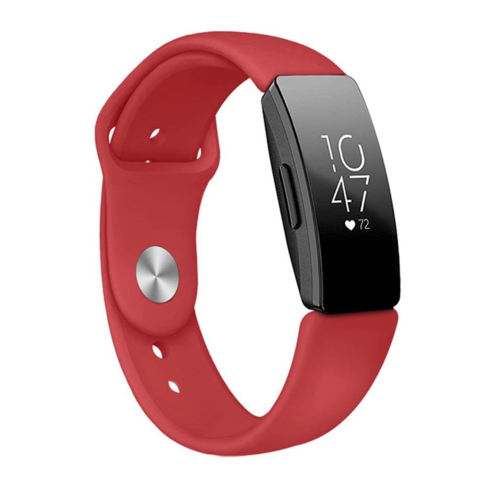 marque generique - Bracelet en silicone rouge pour Fitbit Inspire - Accessoires bracelet connecté