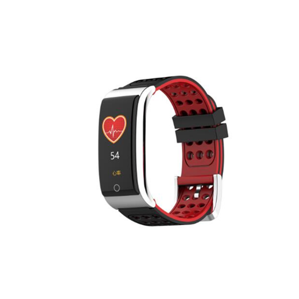 marque generique - YP Select 0.96 pouces Écran couleur Pression artérielle Moniteur de fréquence cardiaque Sport Bluetooth Montre-bracelet intelligente-NOIR - Montre connectée