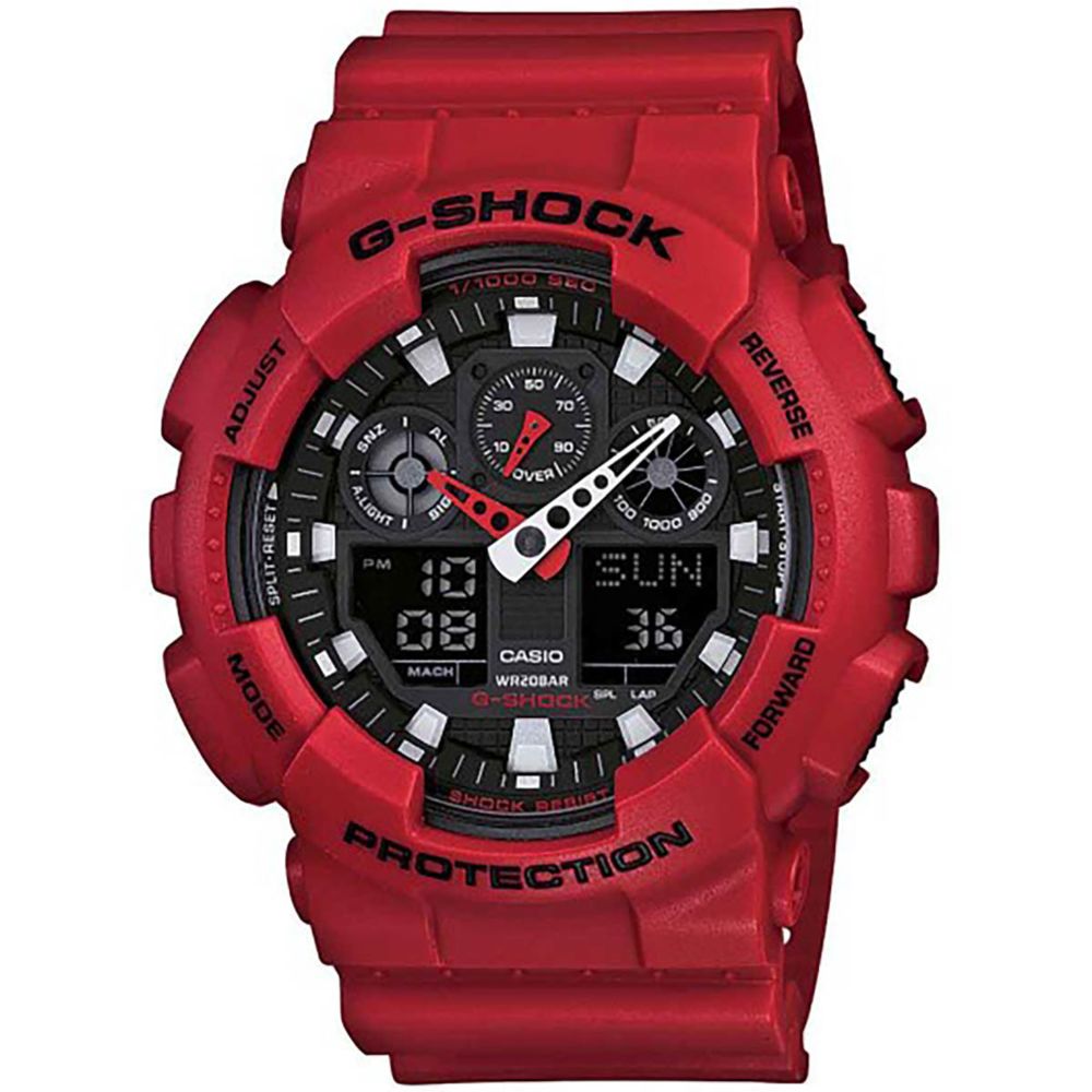 G-Shock - Montre digitale rouge - Montre connectée