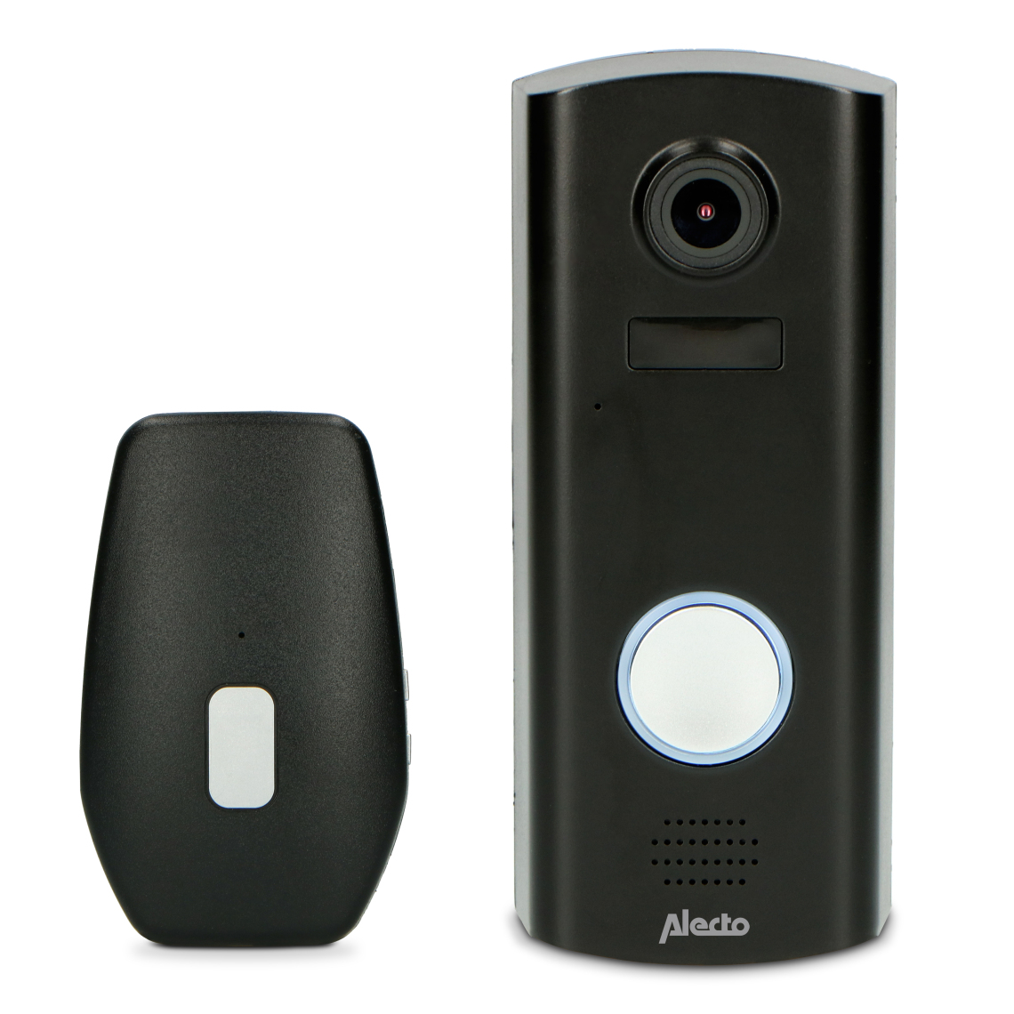 Alecto - Sonnette Wi-Fi avec caméra DVC600IP Noir - Sonnette et visiophone connecté