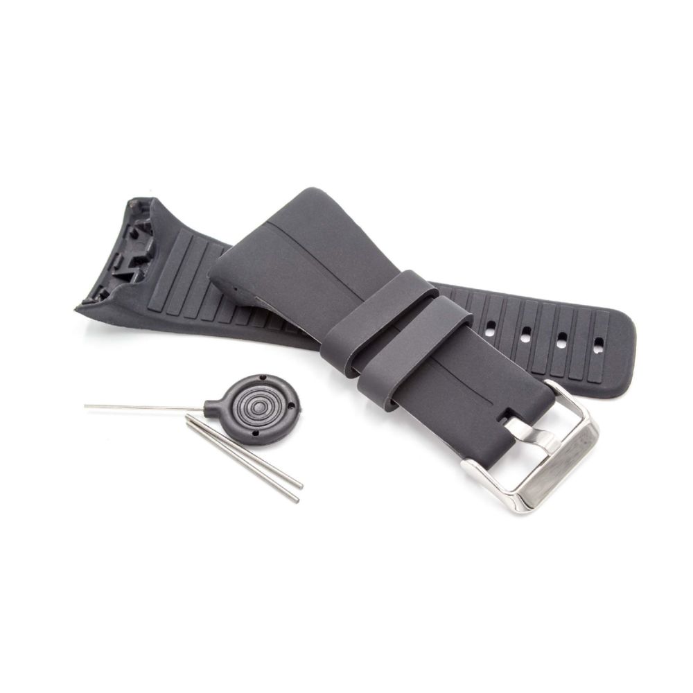 Vhbw - vhbw Thermoplastic Elastomer (TPE) bracelet noir pour smartwatch traqueurs de fitness Polar M400, M430 - Accessoires montres connectées