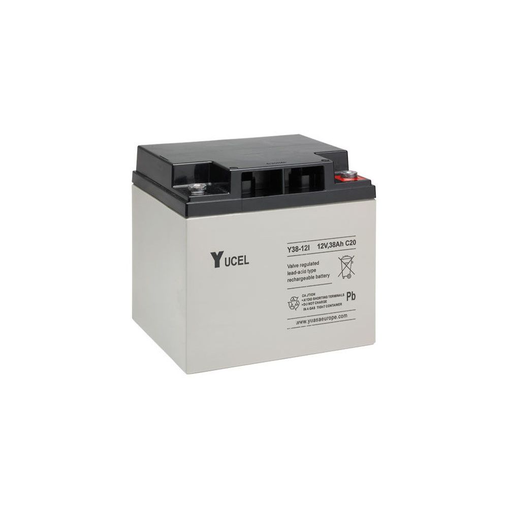Yuasa - Batterie plomb étanche Y38-12 Yuasa Yucel 12v 38ah - Alarme connectée