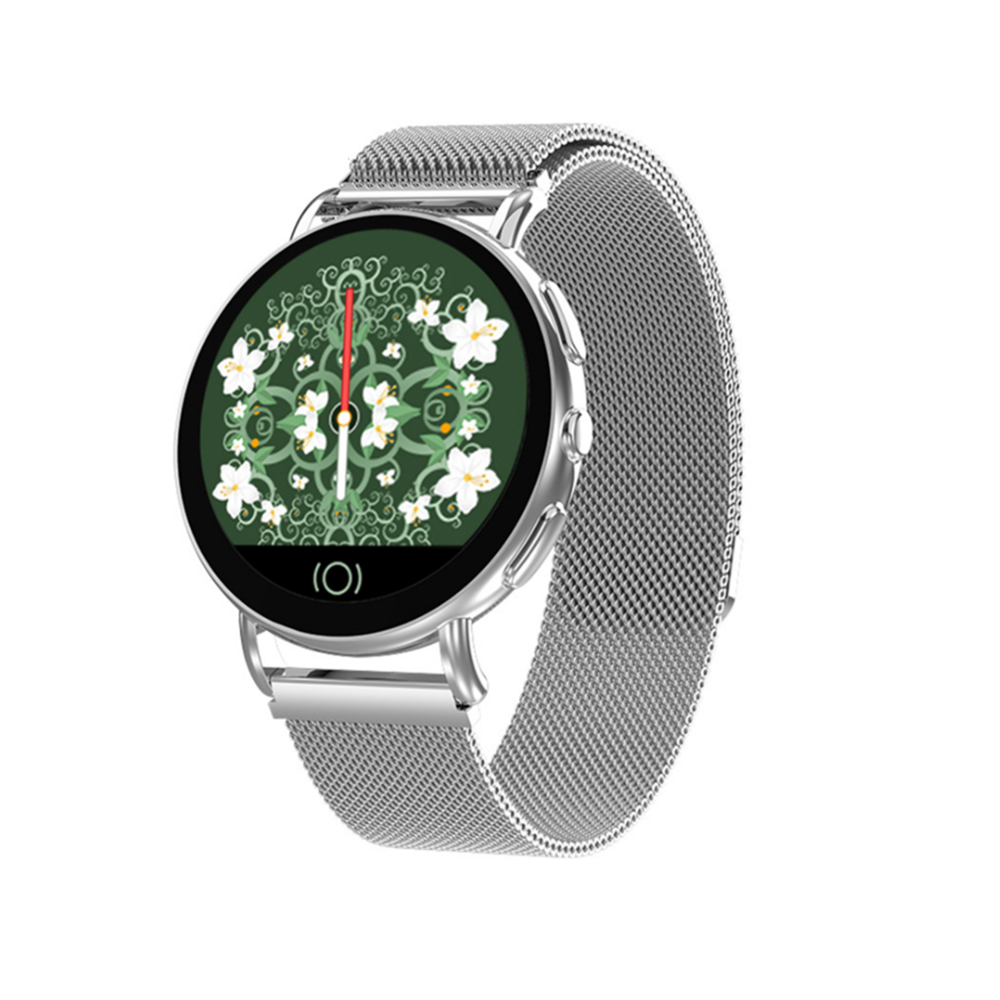 Generic - Smart Watch Motion Meter Steps Bracelet simple grand écran argent - Montre connectée